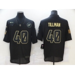 Men's Arizona Cardinals #40 Pat Tillman Black 2020 Salute To Service Stitched NFL Nike Limited Jersey