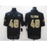 Men's Arizona Cardinals #40 Pat Tillman Black Camo 2020 Salute To Service Stitched NFL Nike Limited Jersey