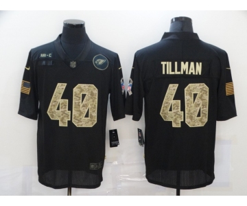 Men's Arizona Cardinals #40 Pat Tillman Black Camo 2020 Salute To Service Stitched NFL Nike Limited Jersey