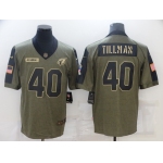 Men's Arizona Cardinals #40 Pat Tillman Nike Olive 2021 Salute To Service Retired Player Limited Jersey