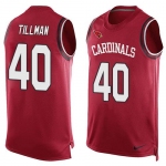 Men's Arizona Cardinals #40 Pat Tillman Red Hot Pressing Player Name & Number Nike NFL Tank Top Jersey