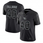 Men's Womens Youth Kids Arizona Cardinals #40 Pat Tillman Black Nike NFL Black Reflective Limited Jersey
