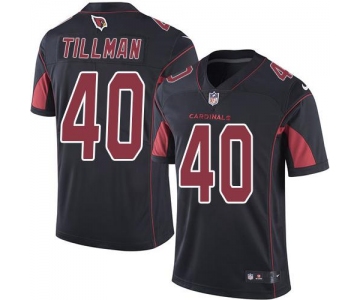 Men's Womens Youth Kids Arizona Cardinals #40 Pat Tillman Black Stitched NFL Limited Rush Jersey