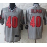 Nike Arizona Cardinals #40 Pat Tillman 2013 Gray Vapor Elite Jersey