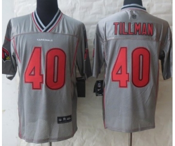 Nike Arizona Cardinals #40 Pat Tillman 2013 Gray Vapor Elite Jersey