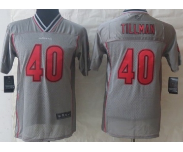 Nike Arizona Cardinals #40 Pat Tillman 2013 Gray Vapor Kids Jersey