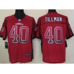 Nike Arizona Cardinals #40 Pat Tillman Drift Fashion Red Elite Jersey