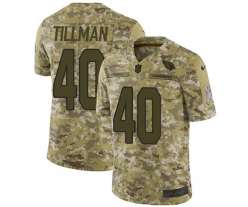 Nike Cardinals #40 Pat Tillman Camo Men's Stitched NFL Limited 2018 Salute to Service Jersey