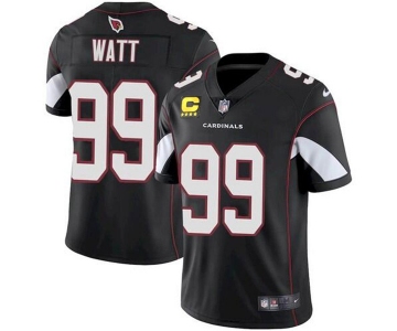 Men's Arizona Cardinals 2022 #99 J.J. Watt Black With 4-star C Patch Vapor Untouchable Limited Stitched NFL Jersey