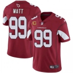 Men's Arizona Cardinals 2022 #99 J.J. Watt Red With 4-star C Patch Vapor Untouchable Limited Stitched NFL Jersey