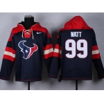 Nike Houston Texans #99 J.J. Watt 2014 Blue Hoodie