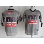 Nike Houston Texans #99 J.J. Watt 2014 USA Flag Fashion Gray Elite Jersey