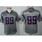 Nike Houston Texans #99 J.J. Watt Gray Shadow Kids Jersey