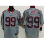 Nike Houston Texans #99 J.J. Watt Lights Out Gray Elite Jersey