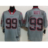 Nike Houston Texans #99 J.J. Watt Lights Out Gray Elite Jersey