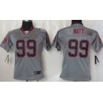 Nike Houston Texans #99 J.J. Watt Lights Out Gray Kids Jersey