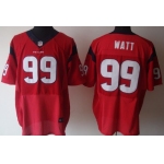 Nike Houston Texans #99 J.J. Watt Red Elite Jersey