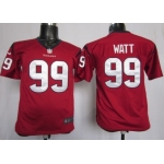 Nike Houston Texans #99 J.J. Watt Red Game Kids Jersey