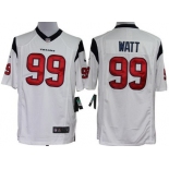 Nike Houston Texans #99 J.J. Watt White Limited Jersey