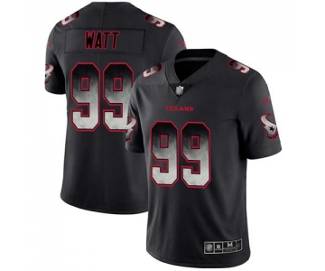 Nike Texans #99 J.J. Watt Black Men's Stitched NFL Vapor Untouchable Limited Smoke Fashion Jersey