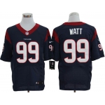 Size 60 4XL-J.J. Watt Houston Texans #99 Blue Stitched Nike Elite NFL Jerseys