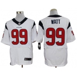 Size 60 4XL-J.J. Watt Houston Texans #99 White Stitched Nike Elite NFL Jerseys