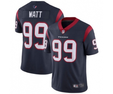 Texans #99 J.J. Watt Navy Blue Team Color Men's Stitched Football Vapor Untouchable Limited Jersey