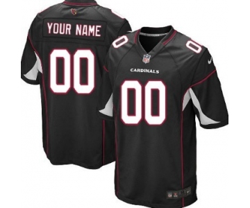 Men's Nike Arizona Cardinals Customized Black Game Jersey