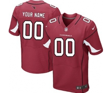 Men's Nike Arizona Cardinals Customized Red Elite Jersey