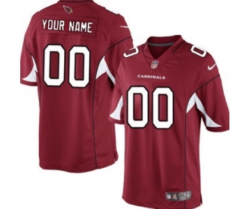 Men's Nike Arizona Cardinals Customized Red Limited Jersey