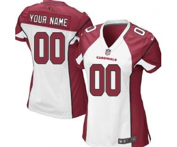 Women's Nike Arizona Cardinals Customized White Limited Jersey