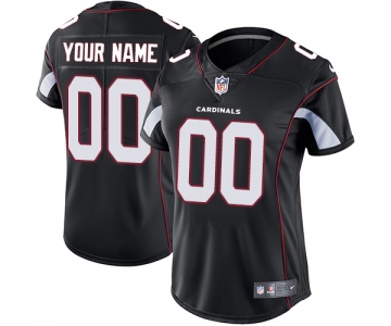 Women's Nike Customized NFL Arizona Cardinals Limited Vapor Untouchable Black Jersey