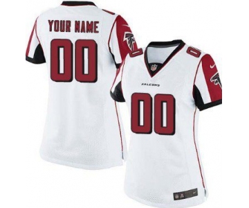Women's Nike Atlanta Falcons Customized White Game Jersey