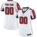 Women's Nike Atlanta Falcons Customized White Limited Jersey