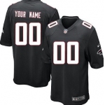 Youth Nike Atlanta Falcons Customized Black Game Jersey