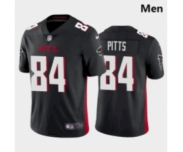 Men Atlanta Falcons #84 Kyle Pitts Black 2021 Draft Jersey