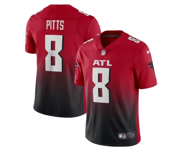 Men's Womens Youth Kids Atlanta Falcons #8 Kyle Pitts Nike Red Vapor Untouchable Limited NFL Stitched Jersey