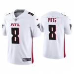 Men's Womens Youth Kids Atlanta Falcons #8 Kyle Pitts Nike White Vapor Untouchable Limited NFL Stitched Jersey