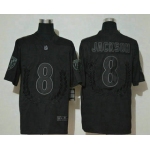 Men's Baltimore Ravens #8 Lamar Jackson Black Peace Edition 2020 Vapor Untouchable Stitched NFL Nike Limited Jersey