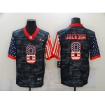 Men's Baltimore Ravens #8 Lamar Jackson USA Camo 2020 Salute To Service Stitched NFL Nike Limited Jersey