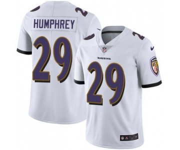 Nike Baltimore Ravens #29 Marlon Humphrey White Men's Stitched NFL Vapor Untouchable Limited Jersey