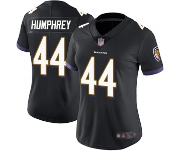 Ravens #44 Marlon Humphrey Black Alternate Women's Stitched Football Vapor Untouchable Limited Jersey