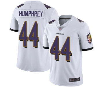 Ravens #44 Marlon Humphrey White Men's Stitched Football Vapor Untouchable Limited Jersey