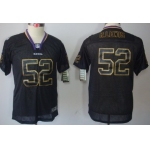 Nike Baltimore Ravens #52 Ray Lewis Lights Out Black Kids Jersey