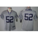 Nike Baltimore Ravens #52 Ray Lewis Lights Out Gray Kids Jersey