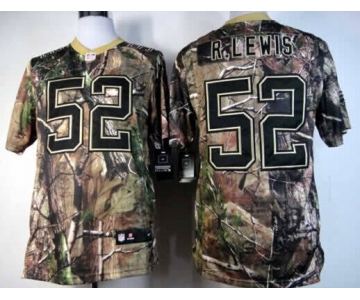 Nike Baltimore Ravens #52 Ray Lewis Realtree Camo Elite Jersey