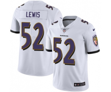 Nike Baltimore Ravens #52 Ray Lewis White Men's Stitched NFL Vapor Untouchable Limited Jersey