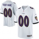 Kids' Nike Baltimore Ravens Customized 2013 White Limited Jersey