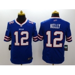 Nike Buffalo Bills #12 Jim Kelly 2013 Blue Limited Jersey