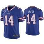 Men's Buffalo Bills 2022 #14 Stefon Diggs Royal Blue With 2-star C Patch Vapor Untouchable Limited Stitched NFL Jersey